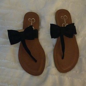 Jessica Simpson black sandals